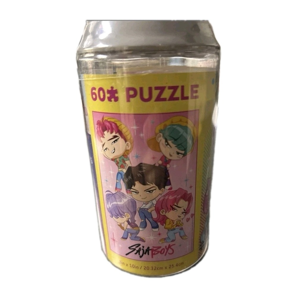 KPop Demon Hunters Saja Boys Soda Pop Can 60 Piece Puzzle